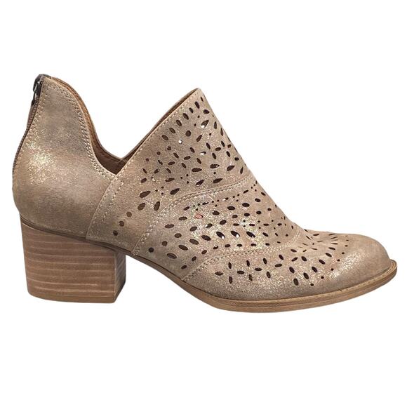 Sofft Women’s Wyoming Tan Laser Cut Ankle Boot Size US 7.5 - Picture 1 of 11